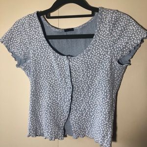 Brandy Melville Blue Floral Zelly